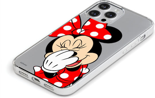 Case Apple Iphone 15 Pro Minnie 006 Disney Partial Print Transparent