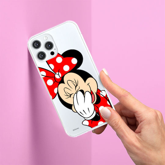 Case Apple Iphone 15 Pro Minnie 006 Disney Partial Print Transparent