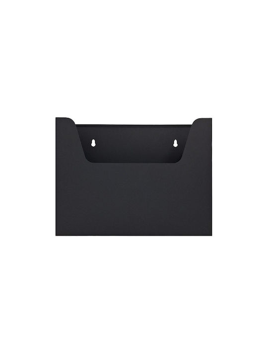 Import Hellas Forms Box Metallic in Black Color 34.5x7.5x26cm