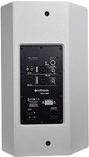 Citronic CUBA-10AW 178.740UK Αυτοενισχυόμενο Ηχείο PA 270W με Woofer 10" 31.3x30.7x50.7εκ. σε Λευκό Χρώμα