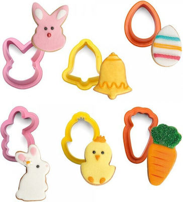 Decora Plastic Cookie Cutter 6pcs 018.28.302