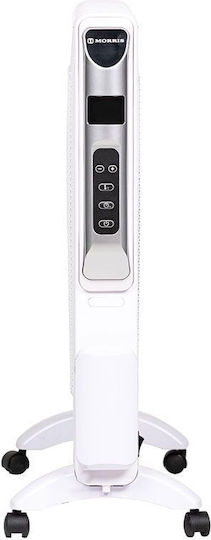 Morris Floor Convector Heater 2500W Mica with Electronic Thermostat 66.5x64.5cm White