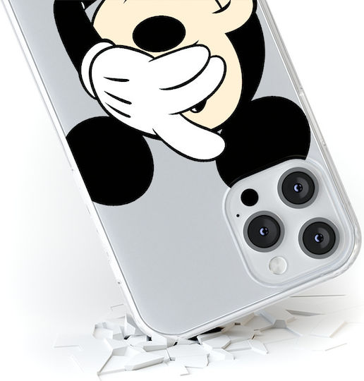 Apple iPhone 15 Pro Mickey 003 Disney Partial Print Transparent Case