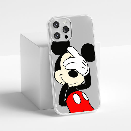 Apple iPhone 15 Pro Mickey 003 Disney Partial Print Transparent Case