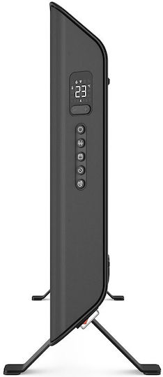 Duux Edge 2000 Grey Θερμοπομπός Δαπέδου 2000W με Ηλεκτρονικό Θερμοστάτη και WiFi 80x40cm