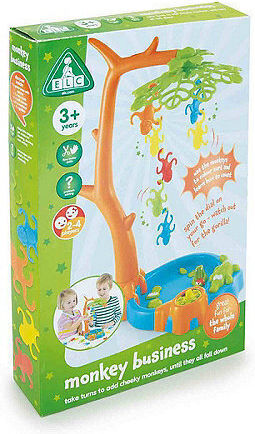 Board Game Monkey Business for 2-4 Players 3+ Years Old (EN) ELC
