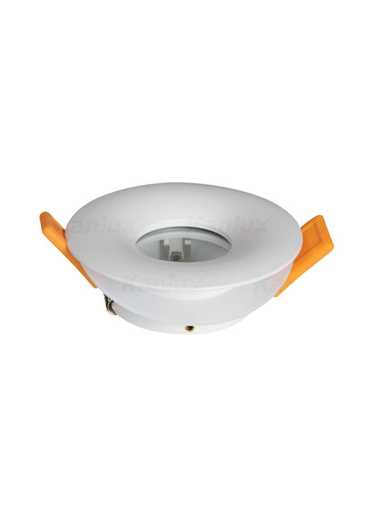 Kanlux Metallic Recessed Spot White 34x34cm. 1pcs