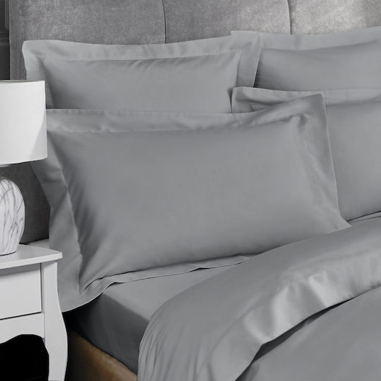 Douceur d'Intérieur Pillowcase Oxford Grey 50x70cm.