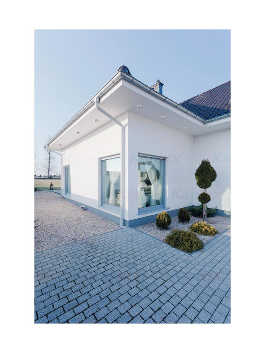 Kanlux Metalic Spot Încorporat Alb 34x34cm. 1buc
