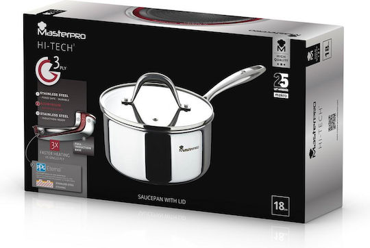 Bergner Hitech3 Тенджерка За Мляко 18см