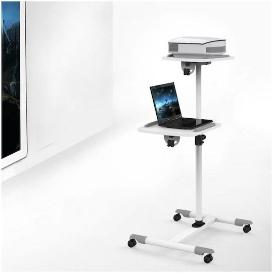 Techly Βάση Projector Δαπέδου ICA-TB TPM-6 με Μέγιστο Φορτίο 10kg Λευκή