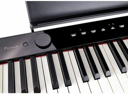 Casio Electric Stage Piano PX-S1100 Deluxe Set with 88 Weighted Keys Built-in Speakers and Connection with Headphones and Computer Black