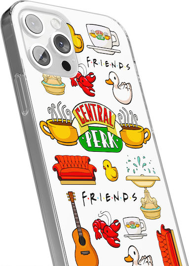 Xiaomi Pocophone X3 Friends 014 Friends Print Full White Silicone Back Cover