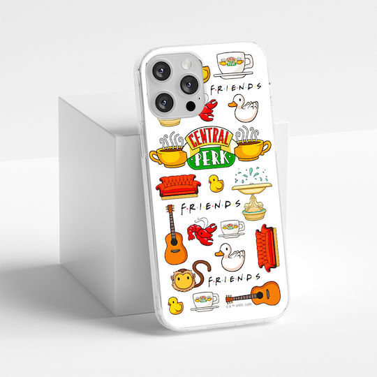 Xiaomi Pocophone X3 Friends 014 Friends Print Full White Silicone Back Cover