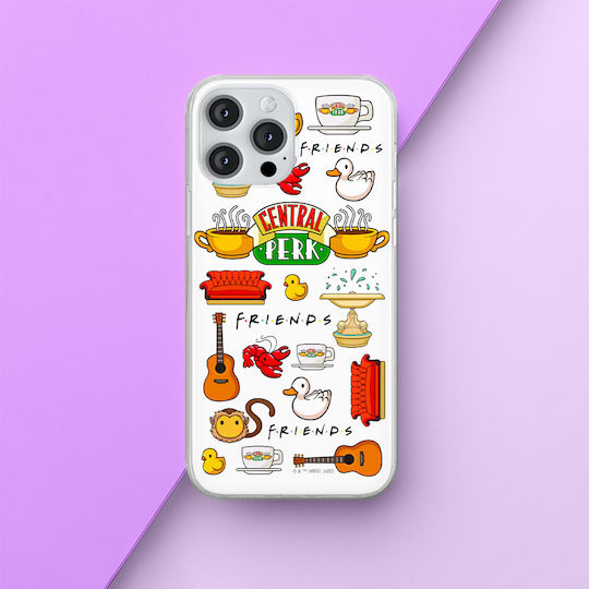 Xiaomi Pocophone X3 Friends 014 Friends Print Full White Silicone Back Cover