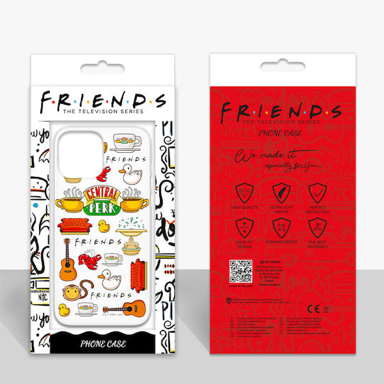 Tasche Xiaomi 11 Freunde 014 Freunde Druck Voll Weiß