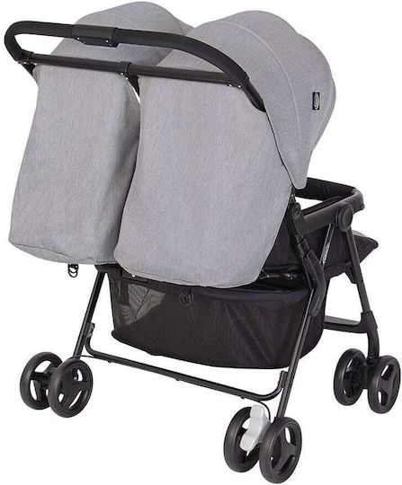 Graco Duorider Steeple Double Stroller Suitable for Newborn Gray 12.1kg