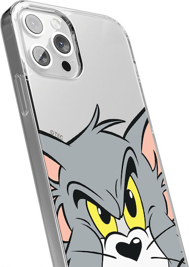 Husă Samsung S23 Tom 001 Tom & Jerry Partial Print Transparent