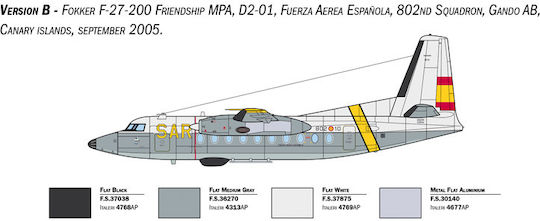Italeri Modeling Figure Airplane