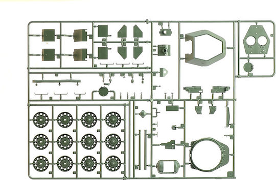 Static Model Tank Scale 1:35 37.3x24.1x6cm