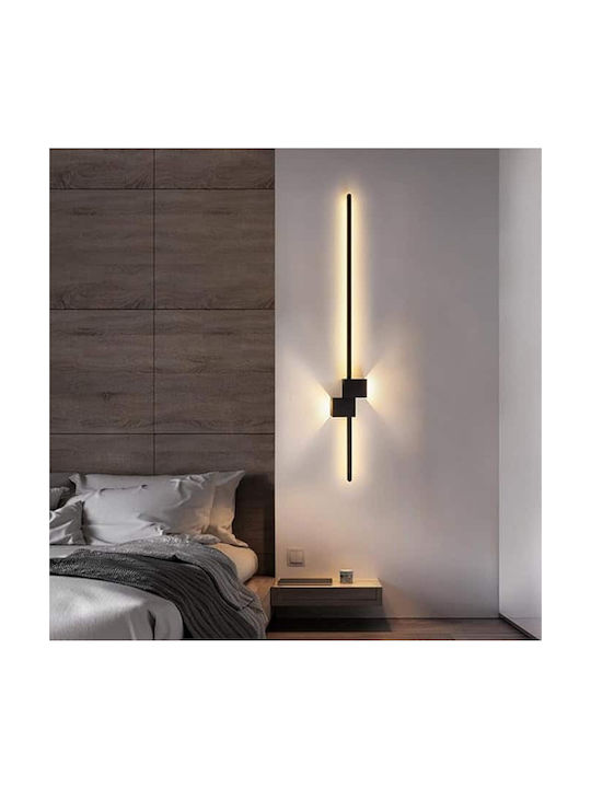 ForHome Modern Wandleuchte Schwarz 80cm