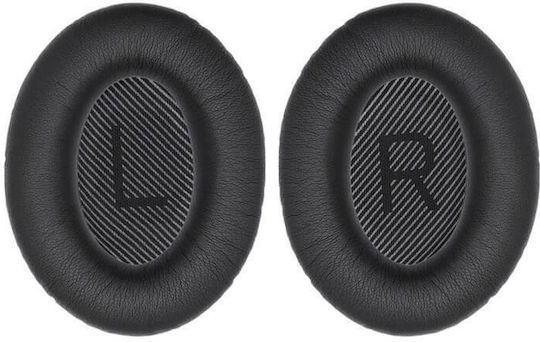Set 2 Edman Ear Pads Bose Quietcomfort 35 35 35 Ii Qc35 Qc35 Ii Memory Foam Eco Leather Black