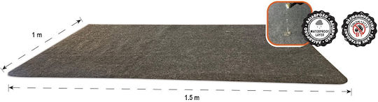 Grill Floor Protection Mat 100x150cm H&c