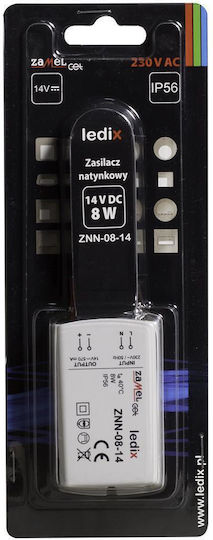 Zamel LED Power Supply Power 8W with Output Voltage 14V
