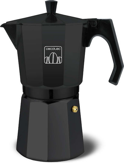 Cecotec Mokclassic Cafetieră Pentru Plită Espresso 9 Căni Neagră