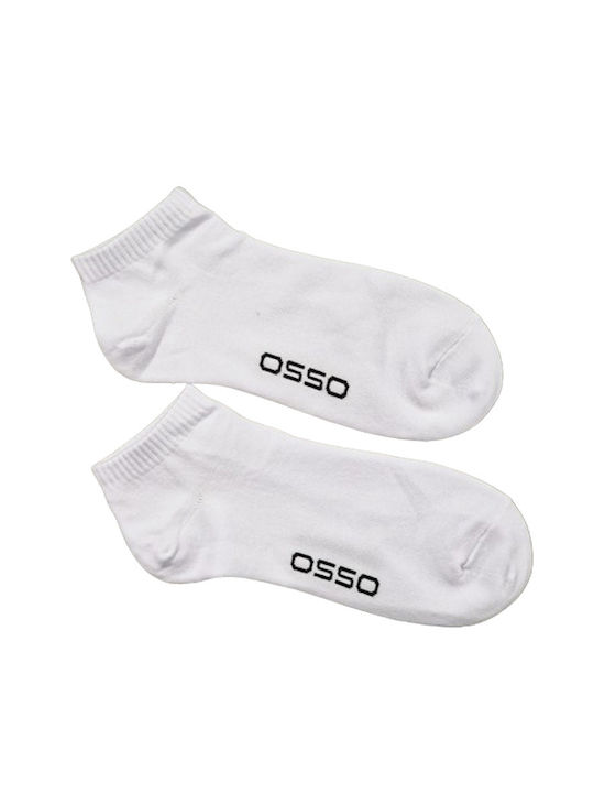 12 Paar weiße Socken aus Bio-Baumwolle Firma Osso