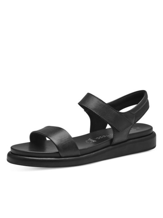 Women's Leather Platform Shoes Black