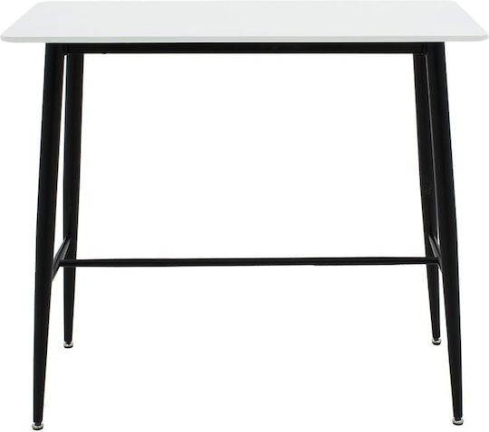 Harriet Μπαρ Λευκό-μαύρο 120x60x105εκ. Harriet Μπαρ Λευκό-μαύρο 120x60x105εκ.