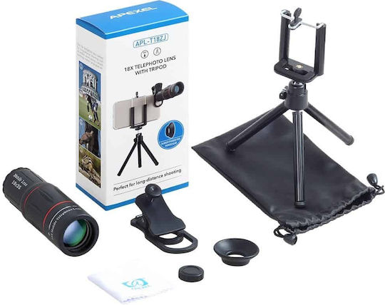 Apexel Φακός Κάμερας ​Κινητών Zoom 18x