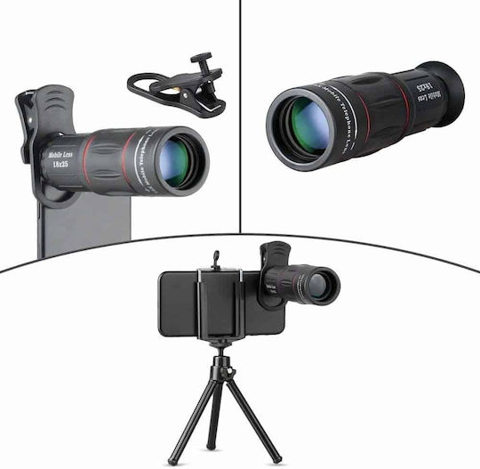 Apexel Φακός Κάμερας ​Κινητών Zoom 18x
