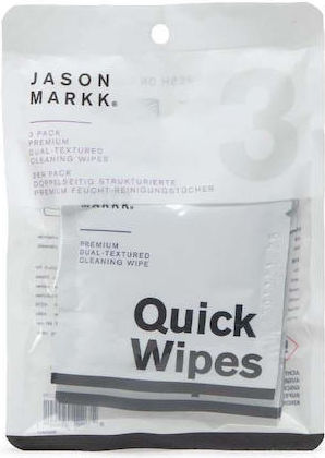 Jason Markk Quick Wipes Почистващо Средство За Обувки 3 Бройки