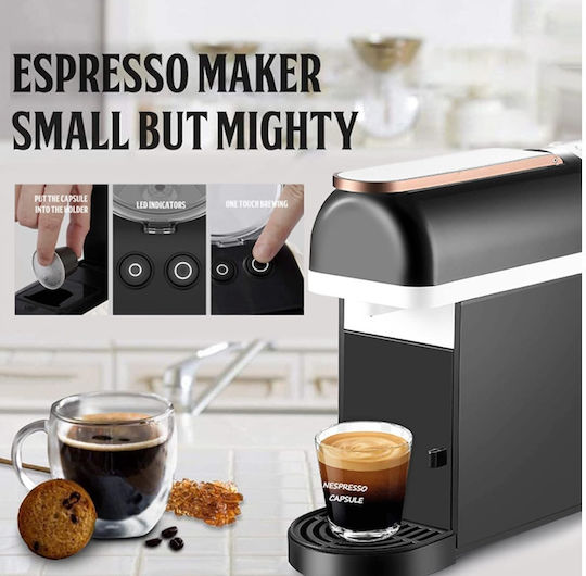 Century Espressor pentru capsule Nespresso Presiune 19bar Neagră