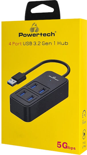 Powertech USB 3.2 4 Port Hub with USB-A Connection