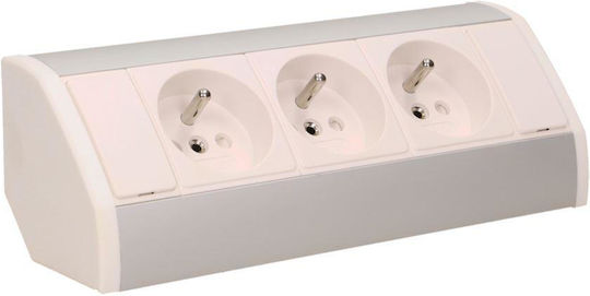 Orno Power Strip 3 Positions with Cable 0.6m