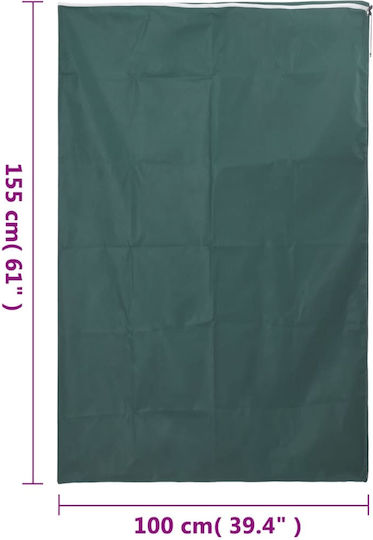 vidaXL 3203568 Antifreeze Cover 70gr/m² 1.55x1m Green