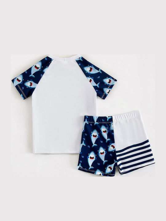 Babykids Kinder Badeanzug Bademoden-Set Blue