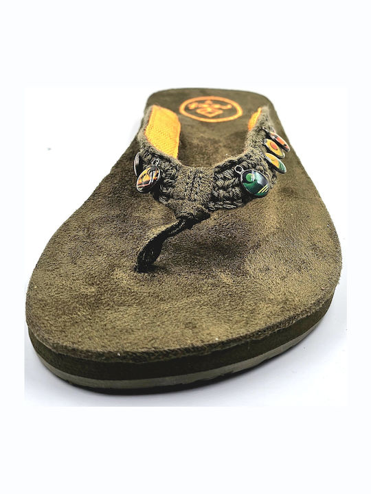 Women's Flip Flops Khaki