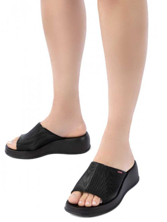 Sandale Casual Damă Flatforme Negre