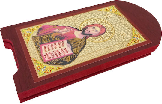 Четирикратно изображение Mdf Аз Дева Мария Христос 30x14cm