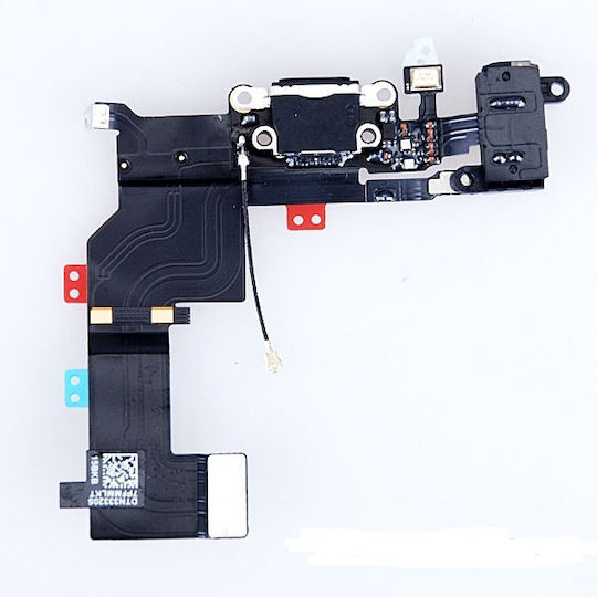 Apple Kabel mit Anschluss zum Aufladen in Schwarz Farbe für iPhone 5S.
