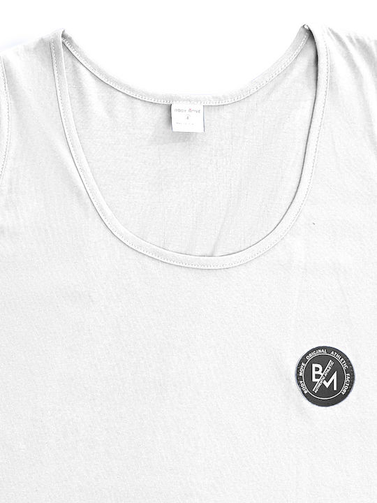 Bodymove Herren Ärmelloses Shirt Weiß