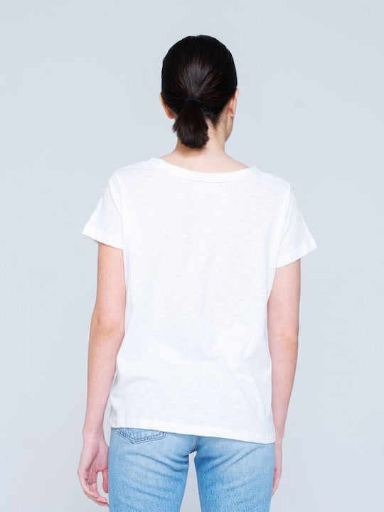 Staff Γυναικείο T-shirt Λευκό