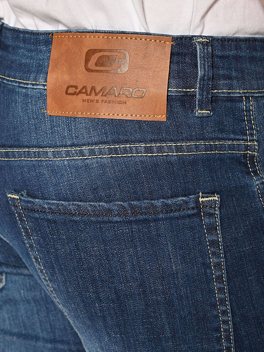 Herren Jeanshosen Elastische Schlank Fit Blaue