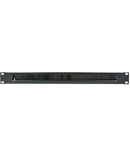 Adastra Brush Panel for Rack 1U 19" with 12 Ports Black