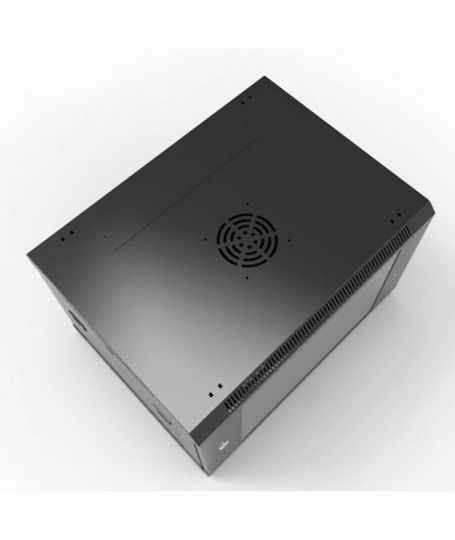 Adastra Wall Mounted Rack Cabinet 6U 60x45x36.7cm Black 953.506UK
