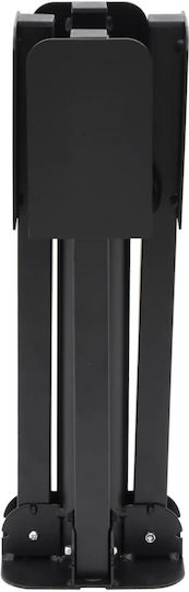 vidaXL Klappbar Schirmständer aus Metall Black 38x38x41cm